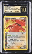 PRISTINE CGC 10 TEAM MAGMA'S GROUDON 9 CELEBRATIONS POKEMON GEM MINT