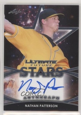 2019 Leaf Ultimate Future Stars Nathan Patterson #FS-NP1 Auto 0c6