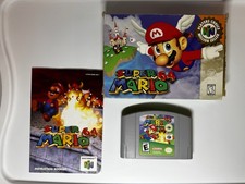 Super Mario 64 Nintendo 64, 1996 CIB Complete in Box Tested Authentic