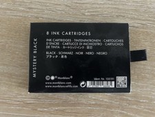Mont Blanc Fountain Pen Refill Mystery Black Ink Cartridges 8 in box Nr. 105191