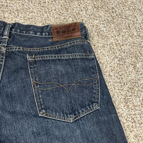 Polo Ralph Lauren Mens Jeans 34x30 Classic Fit Straight Leg Denim (35x28) - Picture 16 of 17