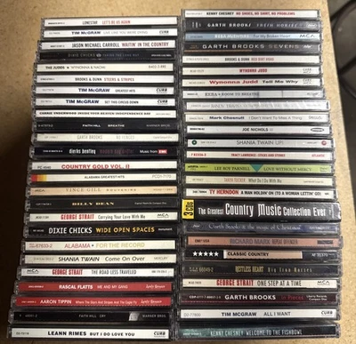 50 X Country Music CD Collection Lot Set Tim McGraw George Strait Garth Brooks - Image 1 of 3