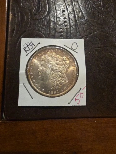 1884-O Morgan Silver Dollar (all original), U.S. $1 AU #bs4