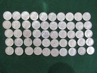 1964 Roosevelt Silver Dimes Roll of 50 - Lot 24