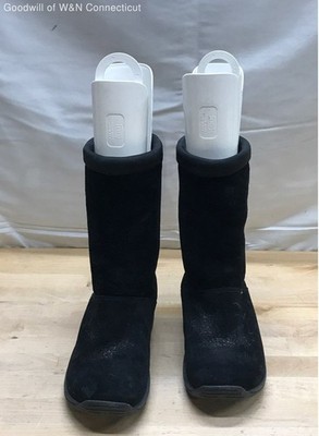 Merrell Black Suede Pull On Mid-Calf Winter Boots Womens Size 7.5