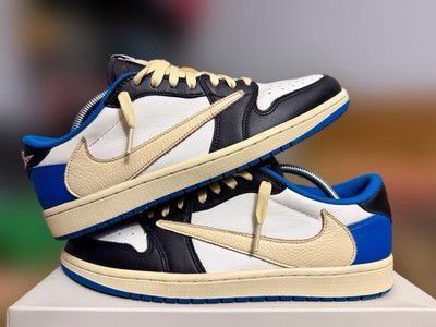 FRAGMENT DESIGN X TRAVIS SCOTT X JORDAN 1 RETRO LOW SIZE 10.5m
