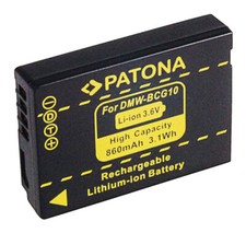 Batteria Patona 3,6V 860mAh per Panasonic DMC-ZS8K,DMC-ZS8S,DMC-ZX1,DMC-ZX1A