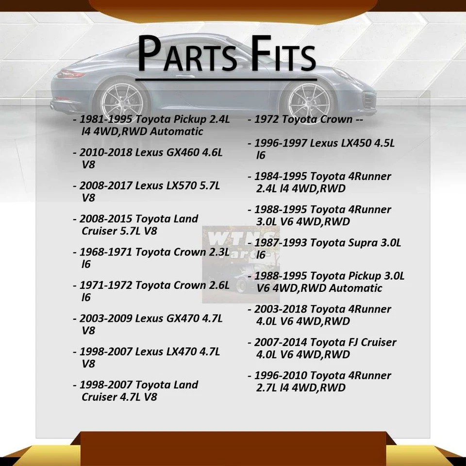 Eje trasero articulado universal GMB todas las juntas para Toyota Land Cruiser 2008-2015 Foto 2 de 4