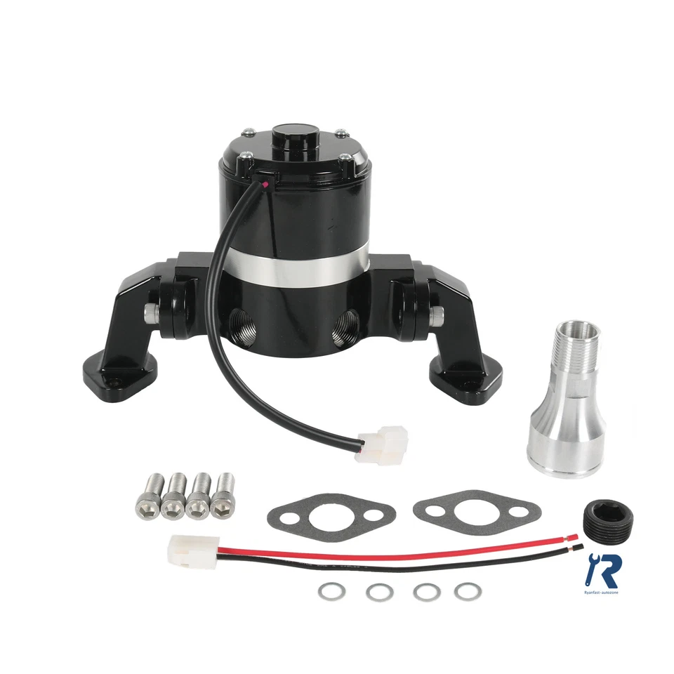 Bomba de agua eléctrica para Black Big Block Chevy 390 427 454 EWP BBC alto volumen Foto 3 de 4