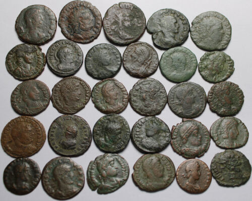 1 Moneta Autentica Antica Romana Costantino, Licinio, Cosntanzio, Valente/Costante - Foto 1 di 14