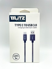  2-Pack Type C to USB 3.0 Charging and Data Sync Cable - 3.3ft 1M Aluminum