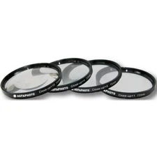 AGFA 72mm 4-Piece Close-Up Macro Multi Coated Filter Kit (+1+2+4+10)