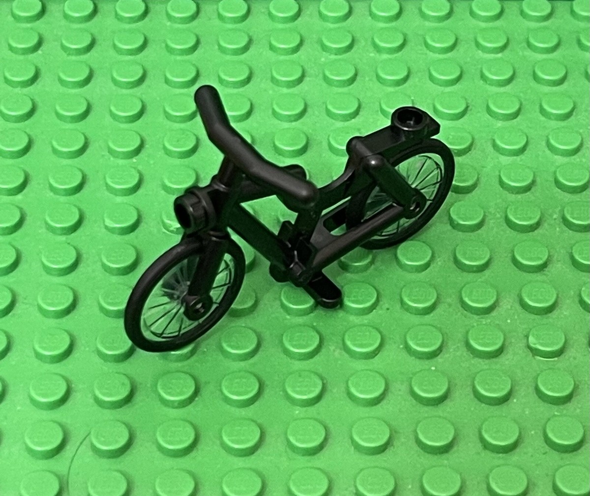 Lego City Mini Figures Black Bicycle Complete With Wheels | eBay