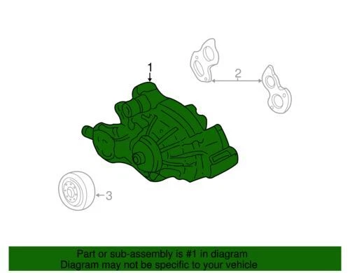 Bomba de agua genuina GM 1999-2007 Buick Chevrolet GMC Cadillac Hummer H2 89018166 Foto 2 de 2