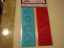 New 3 X 6 Party Favors Stencils