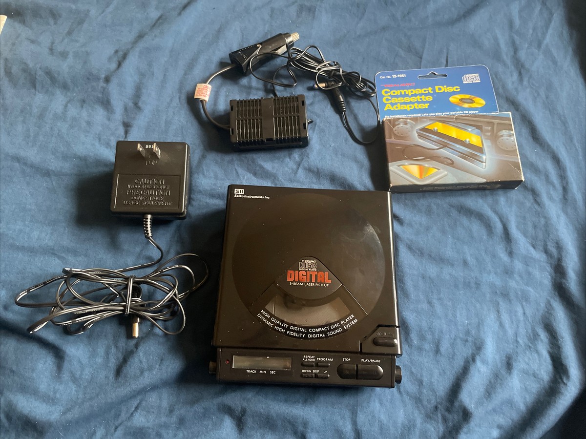 SII Seiko Instruments Portable 3 Beam CD Player PHX-55CDP HQ