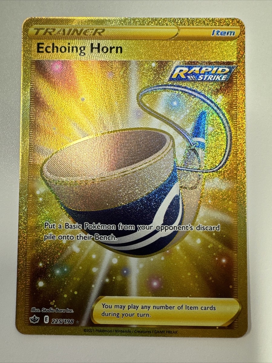 Pokémon TCG Echoing Horn Chilling Reign 225/198 Holo Secret Rare