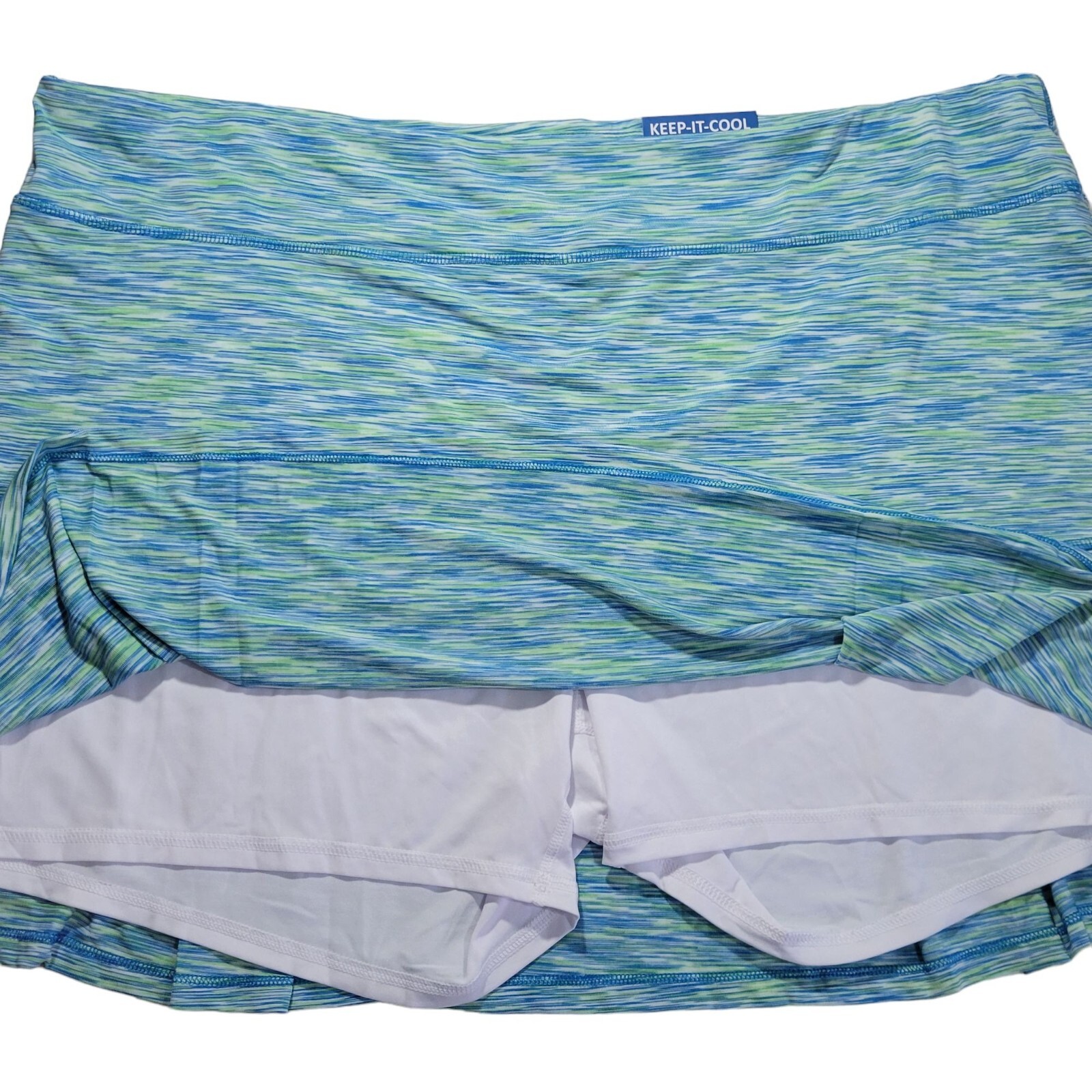 REEL LEGENDS Women Plus 2X Lavender Herb Stretch Blend Skort NEW