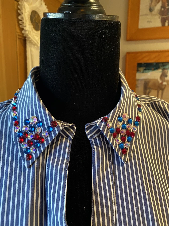 WESTERN PLEASURE HAND STONED RAIL SHIRT M - Photo 2/2