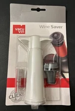 VacuVin Wine Saver - NEW IN SEALED PACKAGE - Preserves Wine After Opening!   NEW