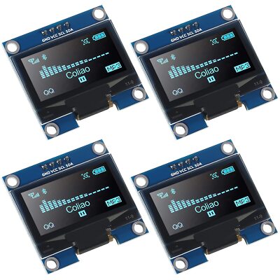 4pcs 1.3'' OLED Display Module SPI IIC I2C Serial 128x64 SSH1106 SSD1306 OLED ...