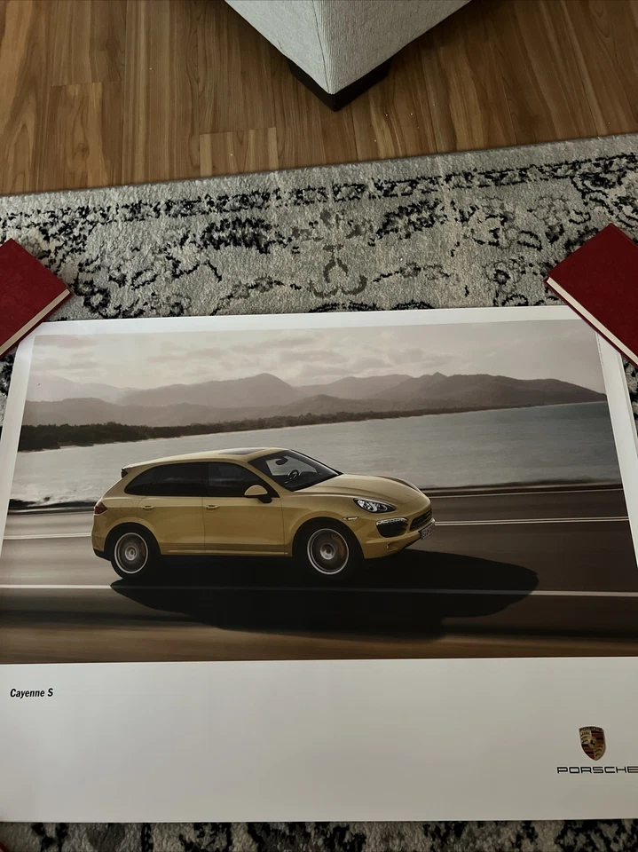 BUNDLE Porsche Black 911 Carrera 4S, Cayenne S, Boxter GTS, Large 40x30 posters - Image 4 of 4