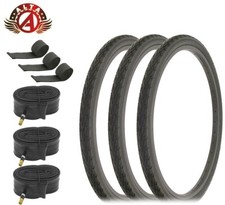 ALTA PERFORMANCE Bicycle 24" x 1.75" BlackWall TIRES CORDOBA TREAD 9pc For TRIKE