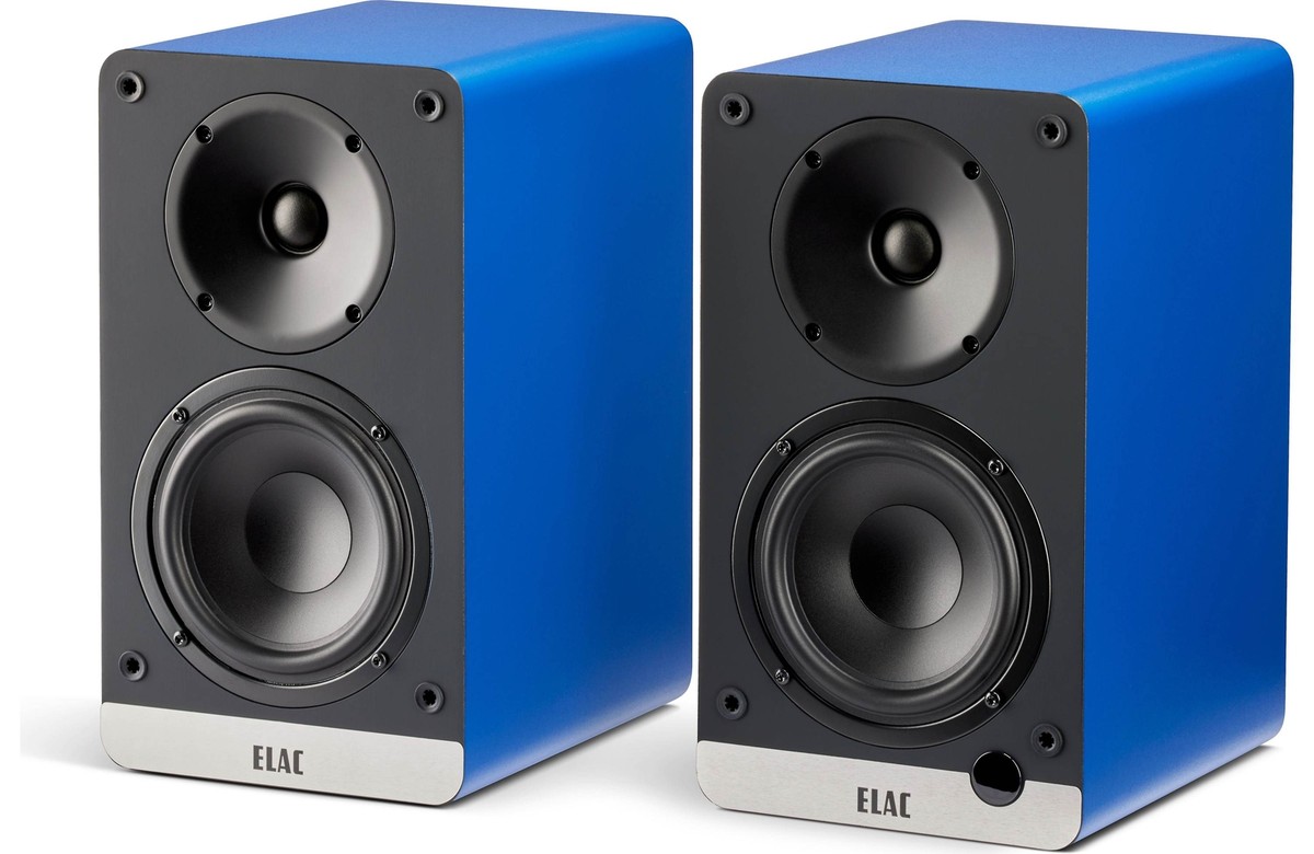 ELAC Debut ConneX DCB41-BL Powered Bookshelf Speakers W/ Bluetooth