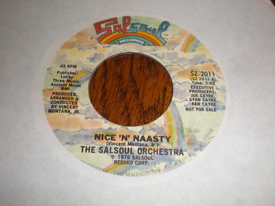 The Salsoul Orchestra 45 Nice N Naasty SALSOUL PROMO | eBay