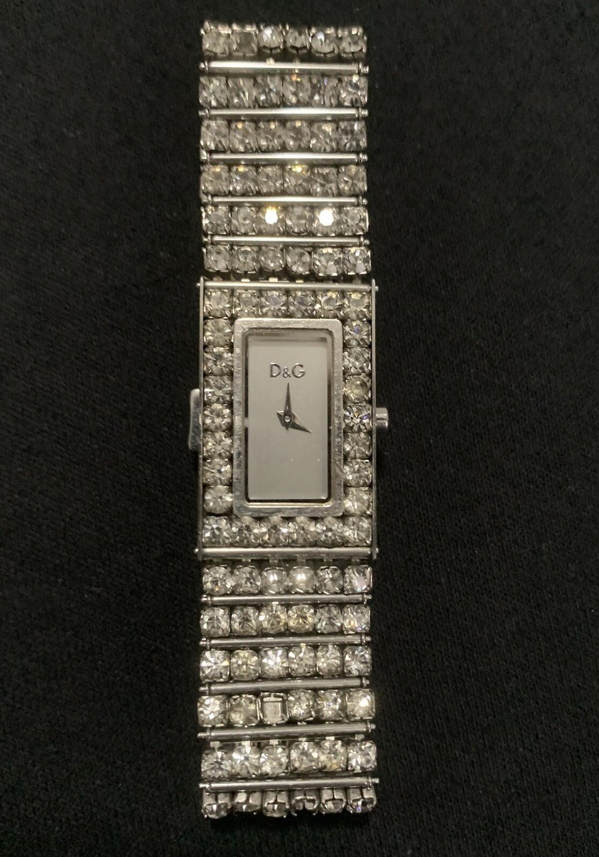 D&G TIME ダイヤモンド装飾 レディースウォッチ D&G Dolce Gabbana Time Women's Lady's Watch Quartz Diamond