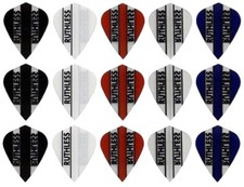 5 New Sets Ruthless Transparent Kite Dart Flights - Ships w/ Tracking - 5 Colors