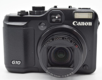 Canon PowerShot G10 美品 Canon PowerShot G10 14.7MP Digital Camera - Black