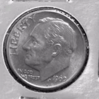 1960 D ROOSEVELT DIME 10 Cent 10C SILVER LOW TO MID MS GRADE KM# 195 EB#3055