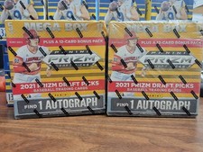 2021 panini prizm draft picks baseball 3 Blaster boxes and 2 mega boxes