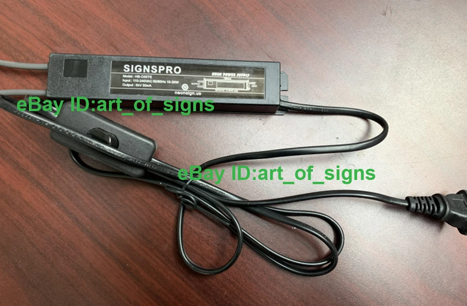 HONGBA 5kv 30mA Transformer Neon Sign Electronic Power Supply Rectifier With Switch HB