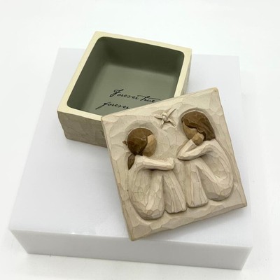 Willow Tree Demdaco Cream Susan Lordi 2003 Friendship Keepsake And Memory Box