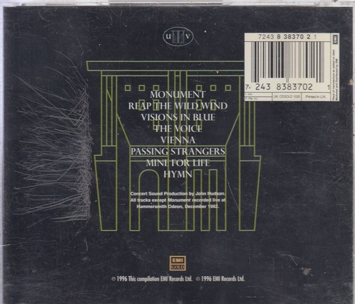 -:¦:- ULTRAVOX "Monument - The Soundtrack" CD-Album - Picture 2 of 2