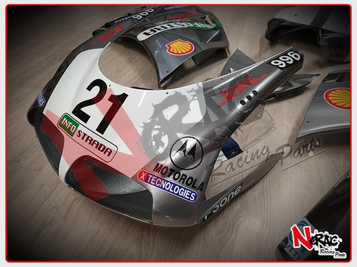 Kit Carena ABS Completa Verniciata Ducati 748 916 996 Replica Bayliss Imola - Picture 4 of 7