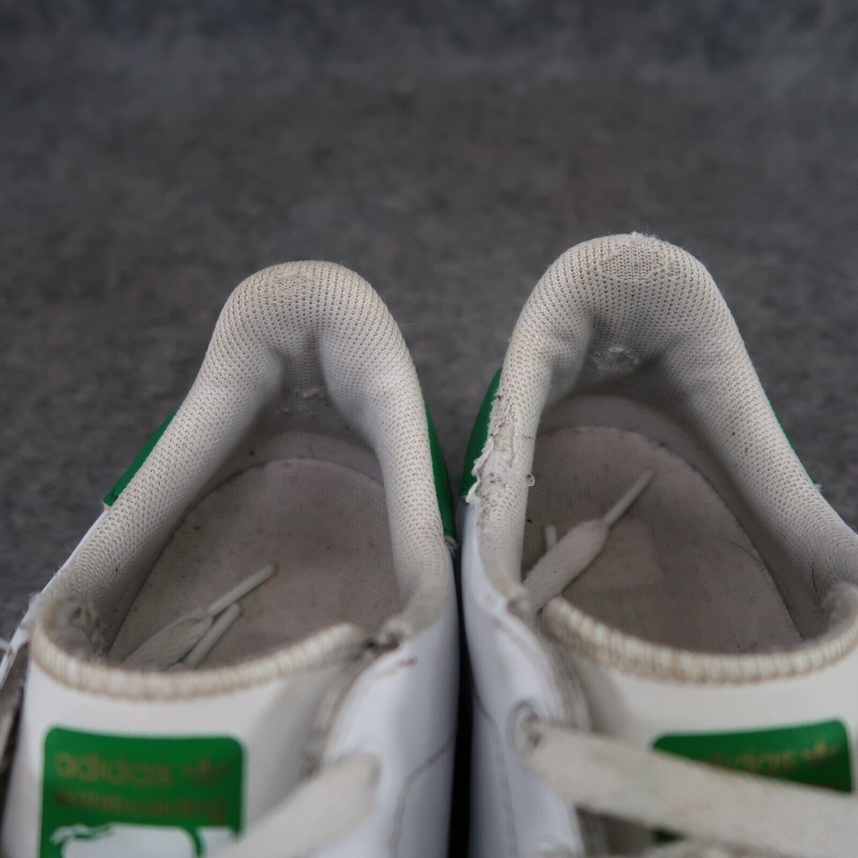 Adidas Shoes Mens 8 Sneakers Stan Smith Green White Leather Lace Up Low