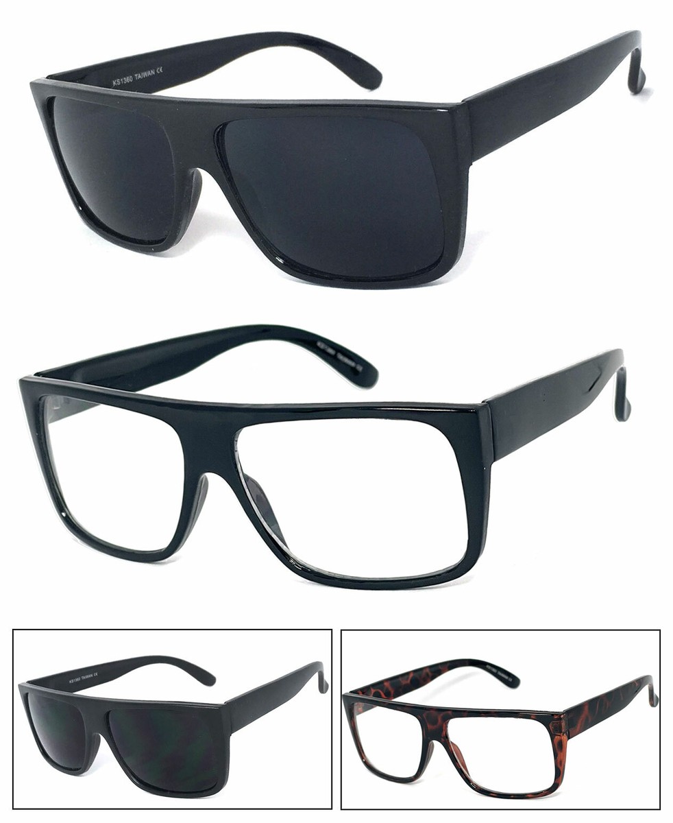 1 or 2 Pair(s) Retro Square Frame Sunglasses Flat Top Super  display picture 1