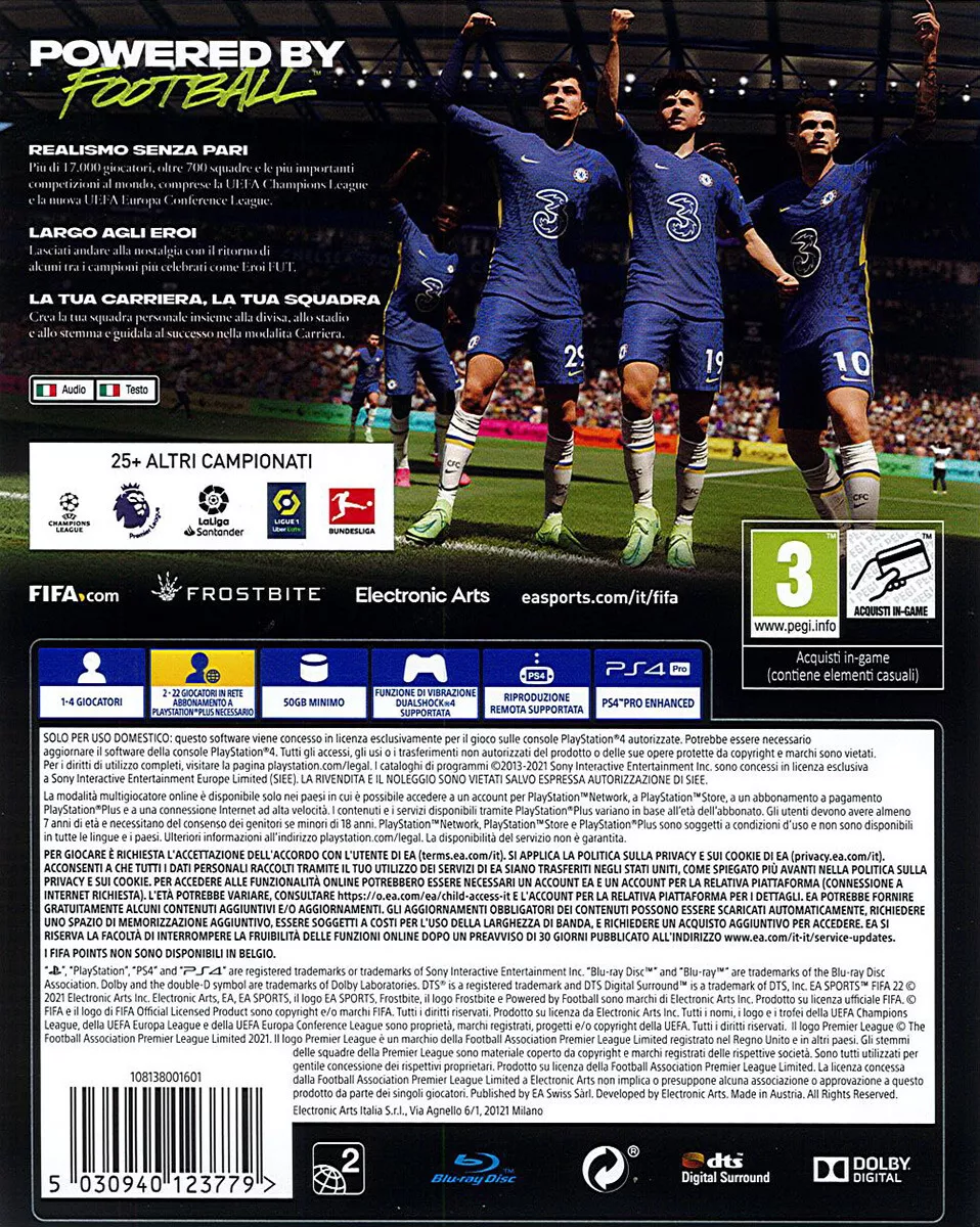 Electronic Arts FIFA 22 (PS4)