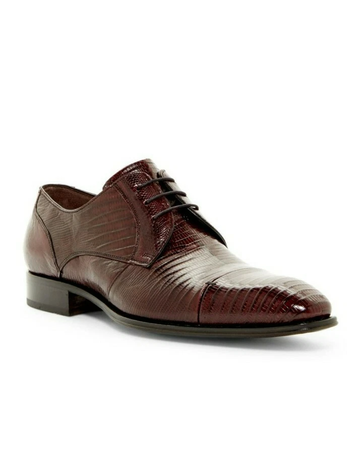 Mezlan valdes genuine lizard cap store toe derby