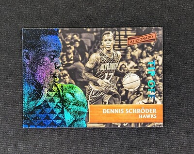 2016-17 Panini Aficionado Tip Off SSP Dennis Schroder #16 Atlanta Hawks