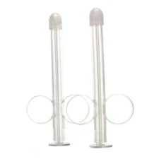 Lube Tube - 2 Pack - Reusable Anal Lube Shooter / Lubricant Applicator Launcher