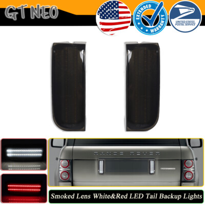 Fits Land Rover 03-12 Range Rover Rear Tailgate Reverse Backup Lights Smoked LED