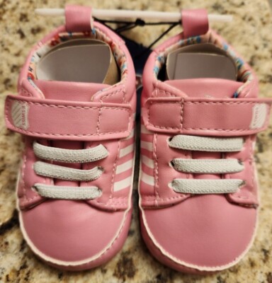 K-Swiss Baby Girls Infant Sneaker Booties Baby Pink White NWT KSCRF0009  121229