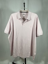 Men's DKNY Light Pink Polo Shirt Size 2XL