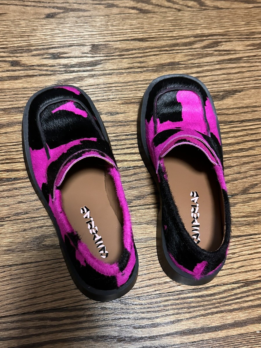 Camper Lab MIL 1978 Pink And Black Fur Chunky Loafers | eBay Camper Lab MIL 1978 Pink And Black Fur Chunky Loafers | eBay