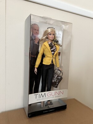 2012 Mattel Tim Gunn Barbie Collector Pink Label Doll W3470 New