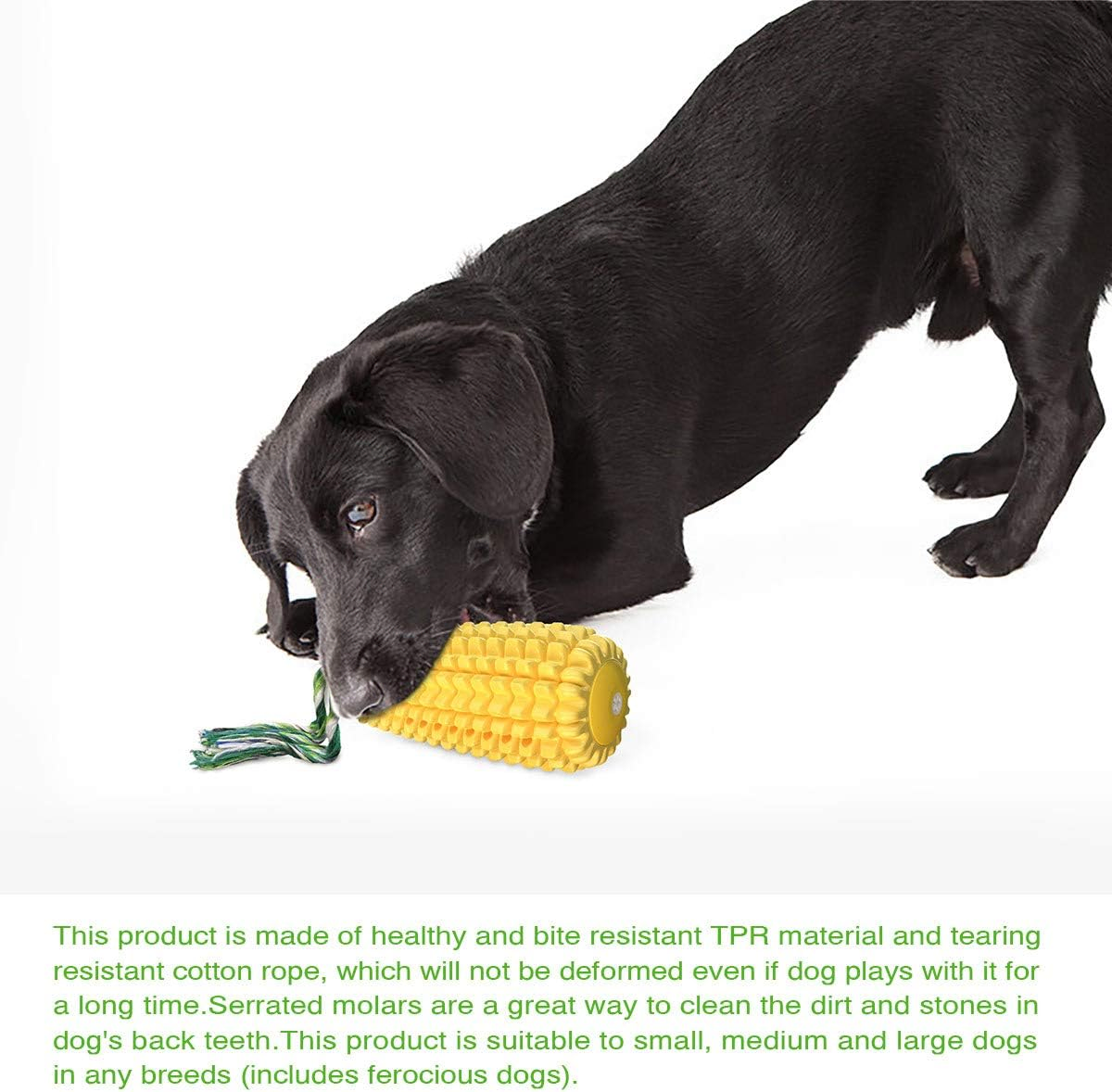 Dog Chew Toys for Aggressive Chewers, Indestructible Tough Durable Squeaky Inter